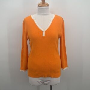 Monterey Bay V Neck Sweater Size M